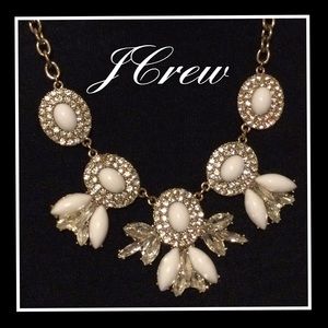 J. Crew White Statement Necklace
